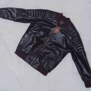 Ref : Teddy cuir marron enf